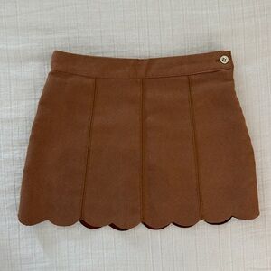 Kardashian kids suede skirt